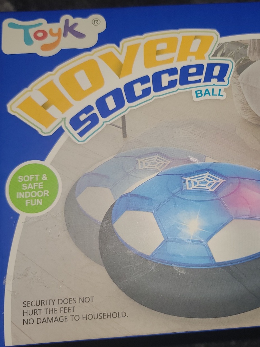 2 Pack Hover Soccer Ball for Kids Ages 3-12, Light-Up